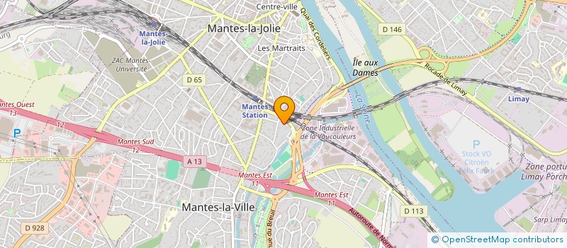 localisation de l'entreprise FORUM DU MANTOIS  MANTES-LA-JOLIE