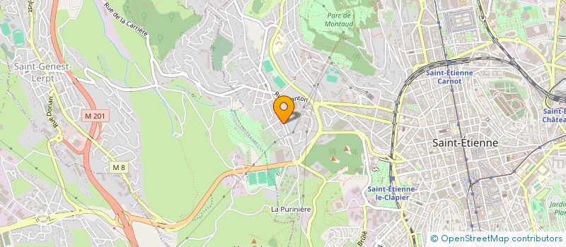 localisation de l'entreprise FORUM ECO CITE à SAINT-ETIENNE