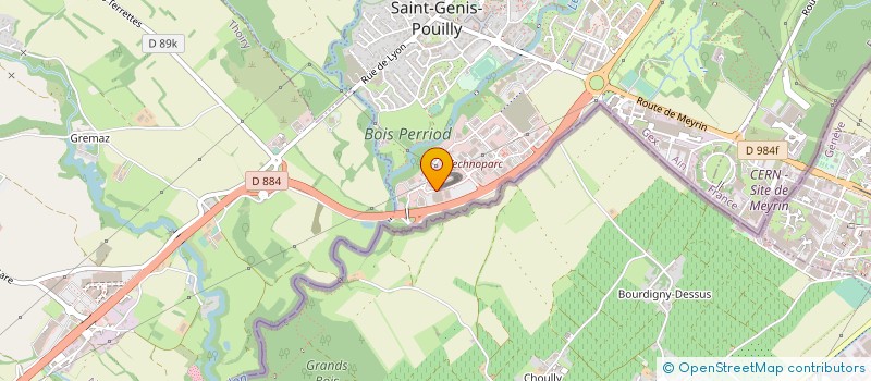 localisation de l'entreprise FORUM ECONOMIQUE ET DE DEVELOPPEMENT POUR L ARMENIE à SAINT-GENIS-POUILLY