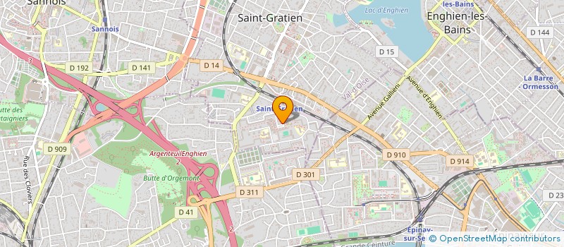 localisation de l'entreprise FORUM EDUCATION SCIENCE CULTURE DE ST GRATIEN  SAINT-GRATIEN