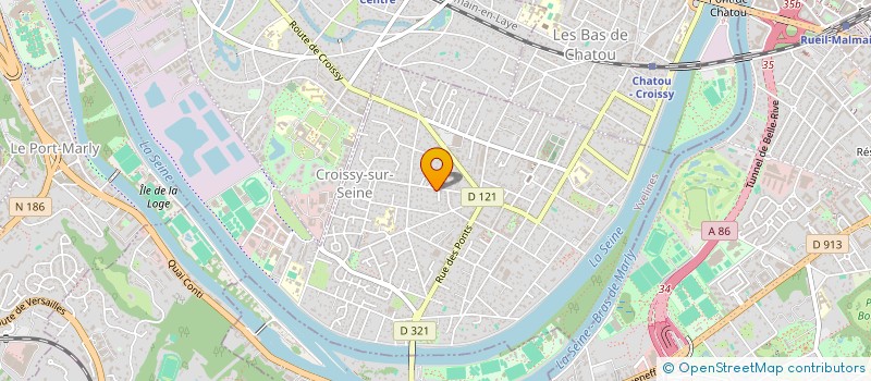 localisation de l'entreprise FORUM ET PROJETS POUR LE DEVELOPPEMENT DURABLE  CROISSY-SUR-SEINE