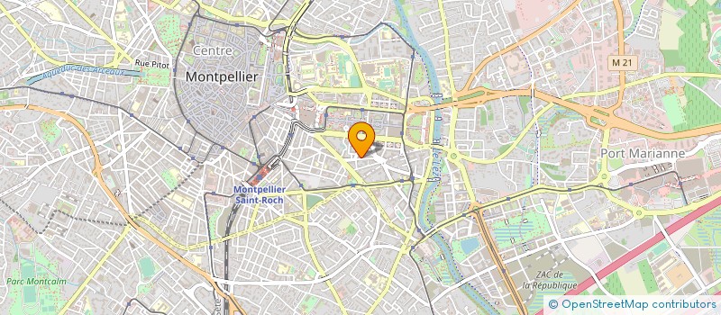 localisation de l'entreprise FORUM II - LATTES à MONTPELLIER