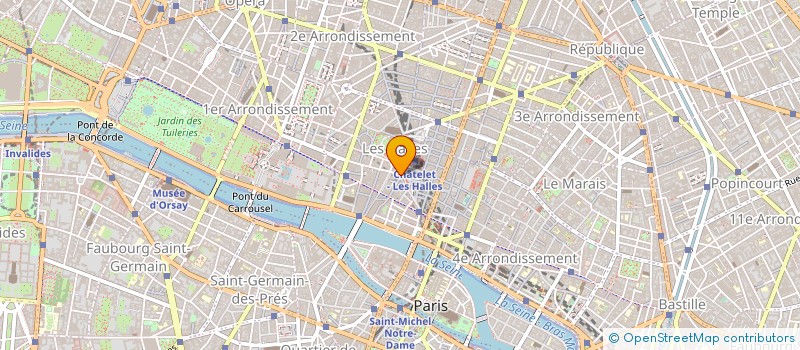 localisation de l'entreprise FORUM IMMOBILIER à PARIS