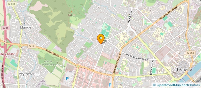 localisation de l'entreprise FORUM INVEST à THIONVILLE