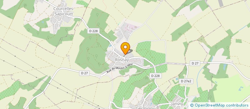 localisation de l'entreprise FORUM INVEST 51 à ROSNAY