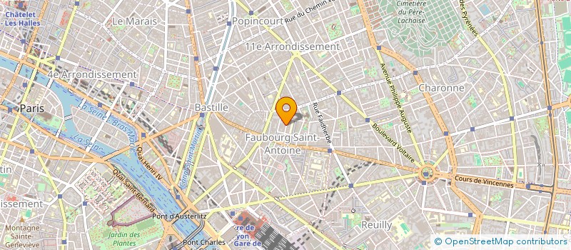 localisation de l'entreprise FORUM - LAQUE à PARIS