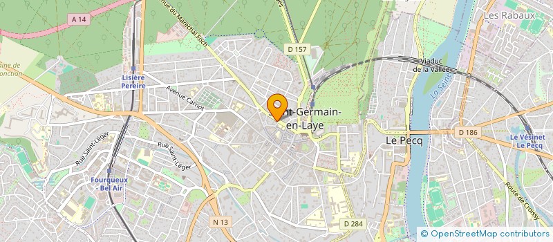localisation de l'entreprise FORUM MEDIA à SAINT-GERMAIN-EN-LAYE