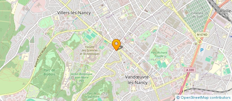 localisation de l'entreprise FORUM PROGRESSISTE 54  VANDUVRE-LES-NANCY