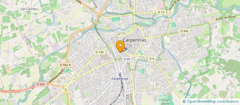 localisation de l'entreprise FORUM SA à CARPENTRAS