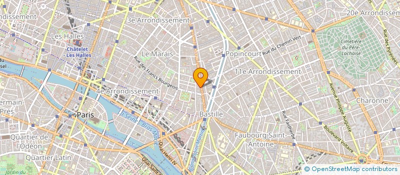 localisation de l'entreprise FORUM SCANDINAVE à PARIS