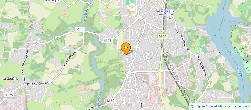 localisation de l'entreprise FORUM SEMACLE  LA CHAPELLE-SUR-ERDRE