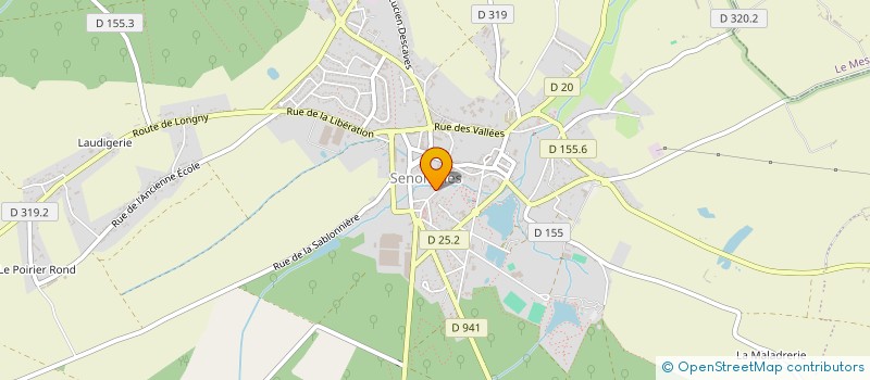 localisation de l'entreprise FORUM SERVICES à SENONCHES