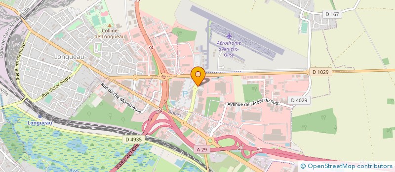 localisation de l'entreprise FORUM SPORTS à GLISY