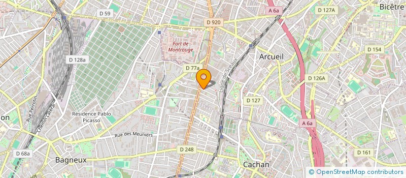 localisation de l'entreprise FORUM VISUELS à ARCUEIL