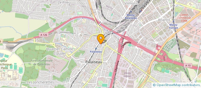 localisation de l'entreprise FORUM VITAE à PALAISEAU