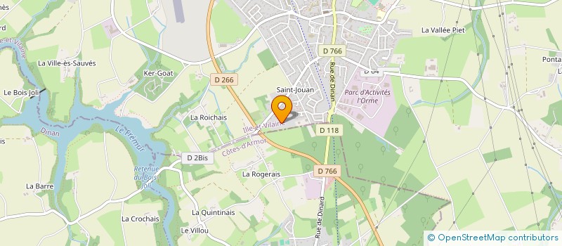 localisation de l'entreprise FORUS  PLEURTUIT