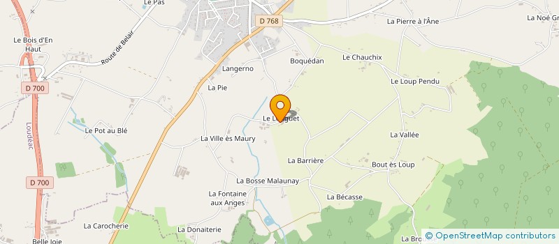 localisation de l'entreprise FORV'OCCAS  LA MOTTE