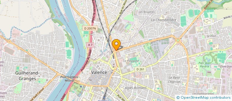 localisation de l'entreprise FORVIS MAZARS à VALENCE