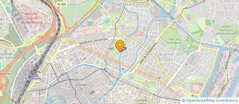 localisation de l'entreprise FORVIS MAZARS à STRASBOURG