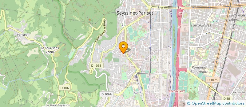 localisation de l'entreprise FORVIS MAZARS ENTREPRENEURS à SEYSSINET-PARISET