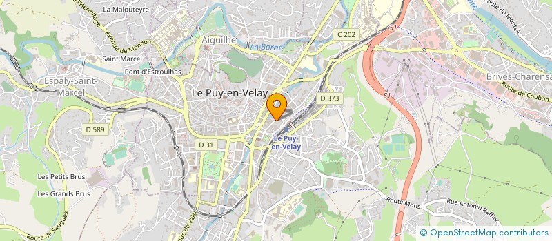 localisation de l'entreprise FORVIS MAZARS ENTREPRENEURS  LE PUY-EN-VELAY