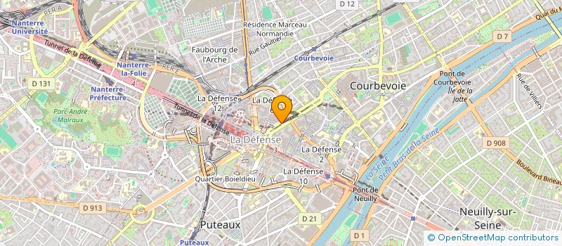 localisation de l'entreprise FORVIS MAZARS SAS à COURBEVOIE