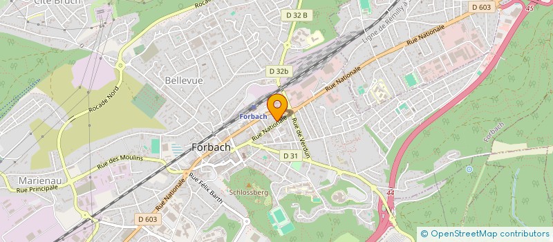localisation de l'entreprise FORVISION SARL à FORBACH
