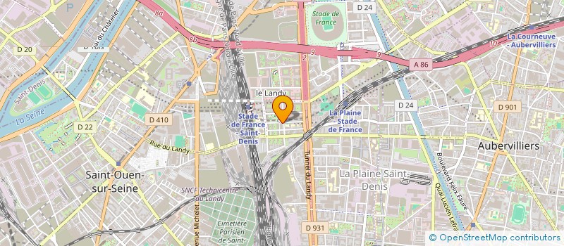 localisation de l'entreprise FORWARD DIGITAL à SAINT-DENIS