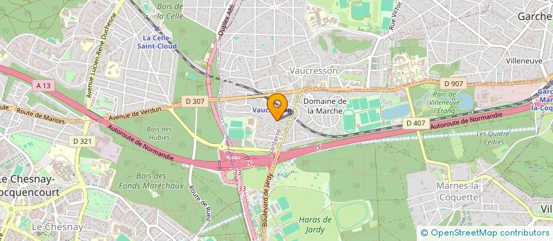 localisation de l'entreprise FORZA à VAUCRESSON