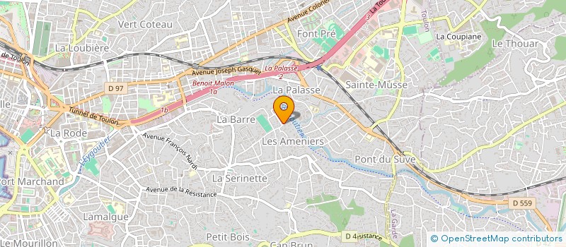 localisation de l'entreprise FORZA  TOULON