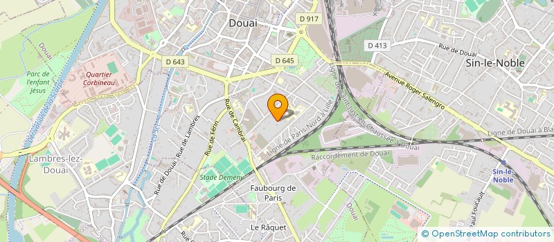 localisation de l'entreprise FORZA  DOUAI