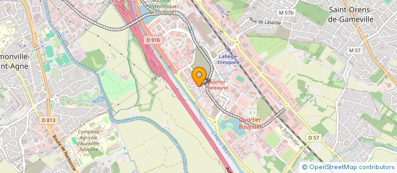 localisation de l'entreprise FORZA PC à LABEGE