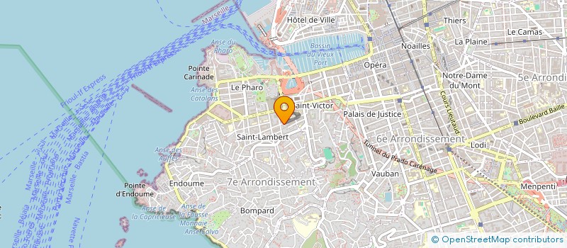 localisation de l'entreprise FORZA SERENA à MARSEILLE