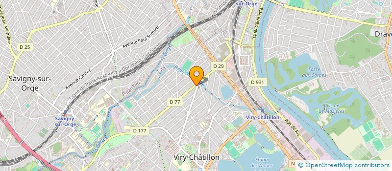 localisation de l'entreprise FORZAL  VIRY-CHATILLON
