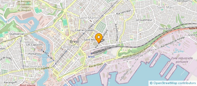 localisation de l'entreprise FORZH PETRA à BREST
