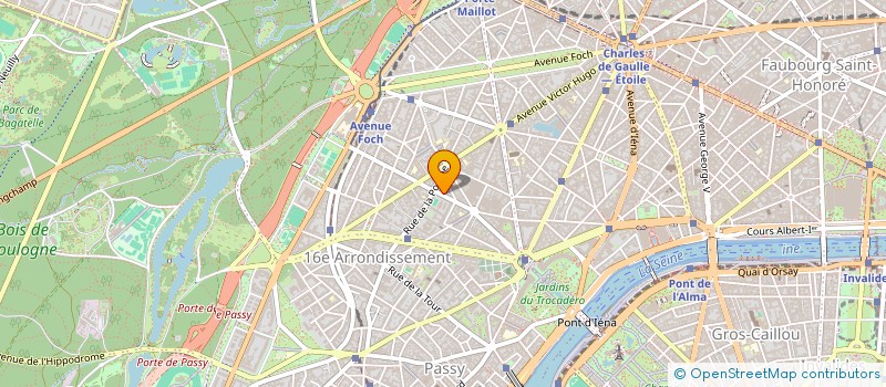 localisation de l'entreprise FOS  PARIS