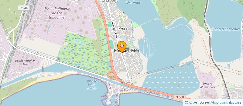 localisation de l'entreprise FOS AUTOMOBILES à FOS-SUR-MER