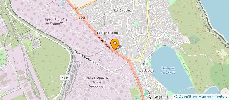 localisation de l'entreprise FOS'AUTOMOBILES  FOS-SUR-MER