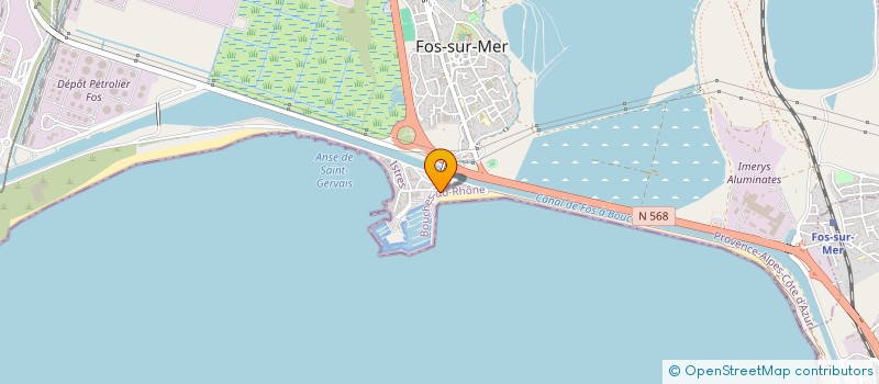 localisation de l'entreprise FOS JUDO JU JITSU  FOS-SUR-MER