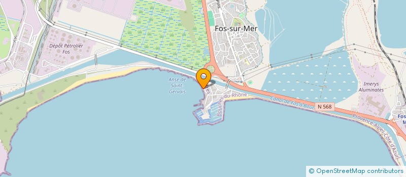 localisation de l'entreprise FOS MARINE  FOS-SUR-MER