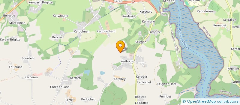 localisation de l'entreprise FOS56 KERRAN  CRACH