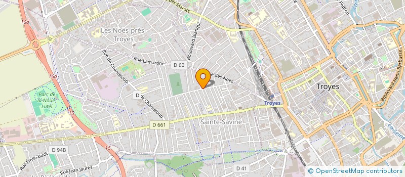 localisation de l'entreprise FOSA 2  SAINTE-SAVINE