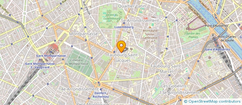 localisation de l'entreprise FOSAD FAVORISER ET ORGANISER LES SOINS ET L'AIDE A DOMICILE à PARIS