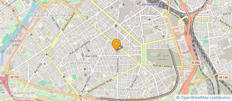 localisation de l'entreprise FOSBURY à LILLE