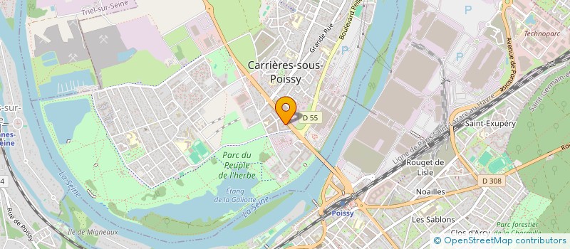 localisation de l'entreprise FOSC CONSULTING à CARRIERES-SOUS-POISSY