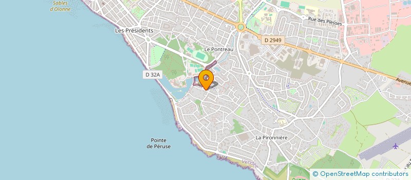 localisation de l'entreprise FOSCA PARIS à LES SABLES D'OLONNE
