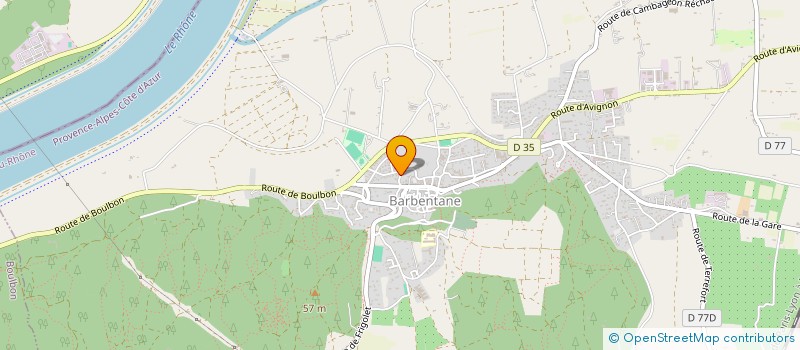 localisation de l'entreprise FOSCO à BARBENTANE