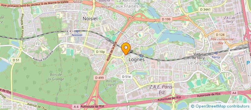 localisation de l'entreprise FOSECO SA à LOGNES