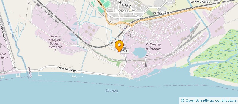 localisation de l'entreprise FOSELEV ATLANTIQUE  DONGES