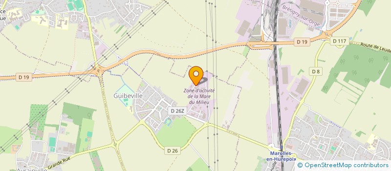 localisation de l'entreprise FOSFENS à GUIBEVILLE